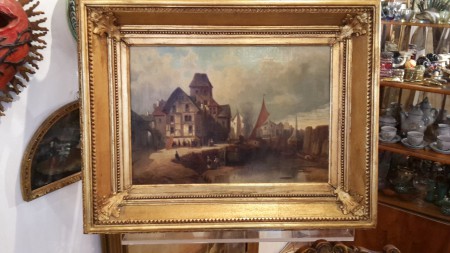 Luigi Steffani Mailand signiert , Öl / Lwd gemalen Top Qualität Museal 