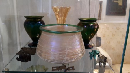 Jugendstil Vasen , Johann Lötz Witwe , Palme König 